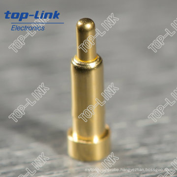 SMT Pogo Pin with Single Contact, Spring Loaded, Gold Plated